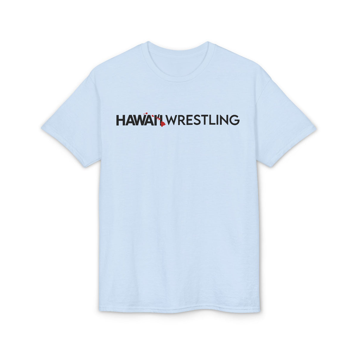 Hawaii Wrestling T-Shirt(Light Blue) – 50/50 Blend