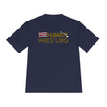 Islands T Dry Fit (Navy Blue/Gold) - Hawaiʻi Wrestling - Dry Fit Athletic Shirt