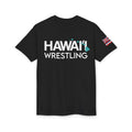 HAWAIʻI WRESTLING (Black w/ flag) - BIG Islands T-Shirt – 50/50 Blend