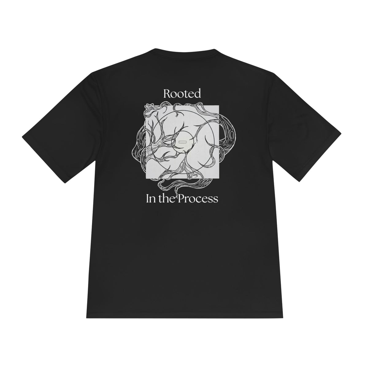 Rooted in the Process Dry Fit T (Black) - Hawaiʻi Wrestling Gear