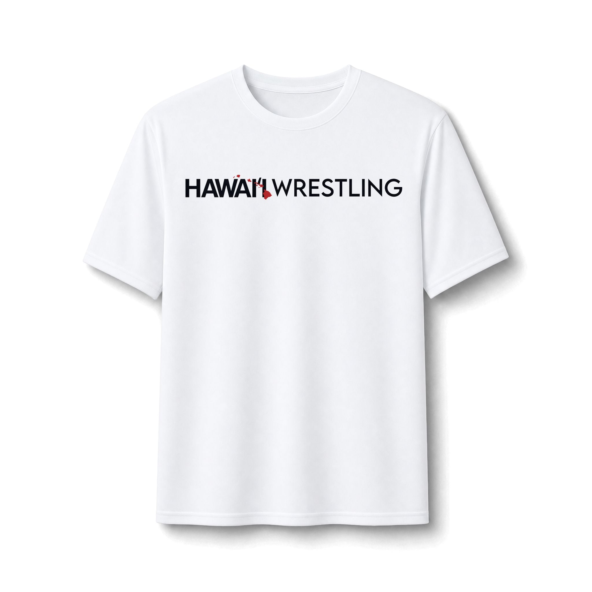 Faith Drives Passion(White 2-sided) - Hawaiʻi Wrestling - Dry Fit Performance Tee