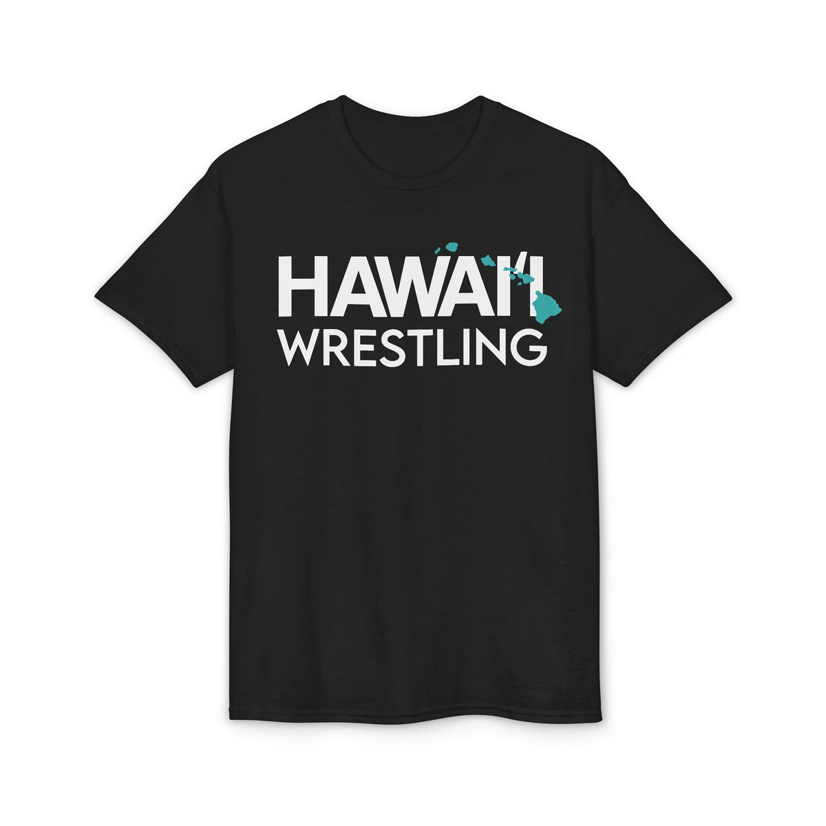 HAWAIʻI WRESTLING (Black) - BIG Islands T-Shirt – 50/50 Blend