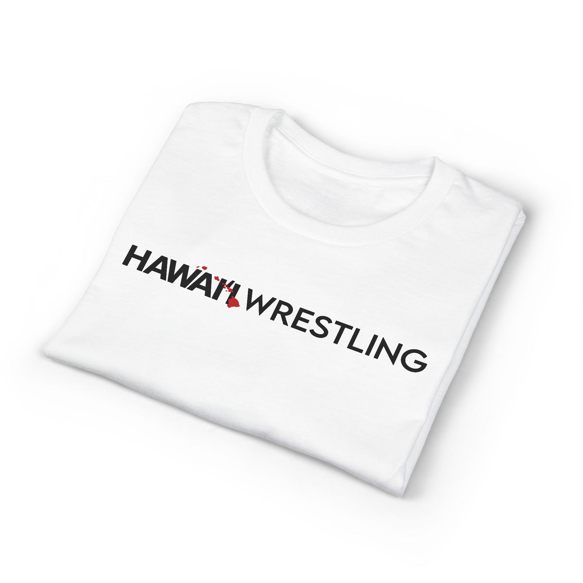 Hawaii Wrestling T-Shirt (White) – 50/50 Blend
