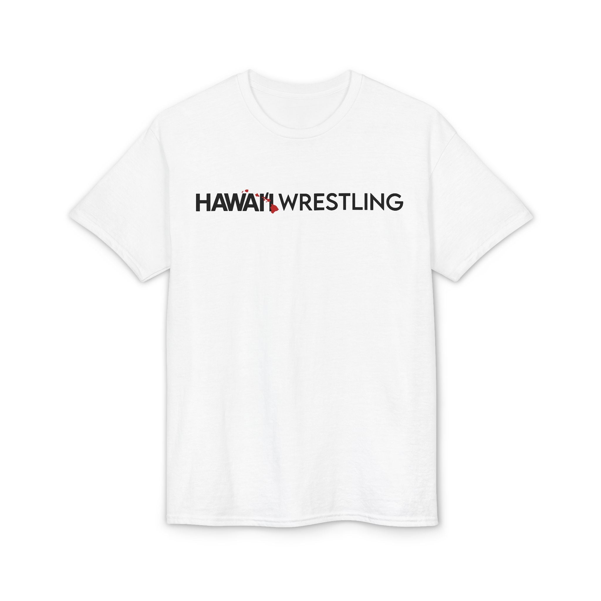 Hawaii Wrestling T-Shirt (White) – 50/50 Blend