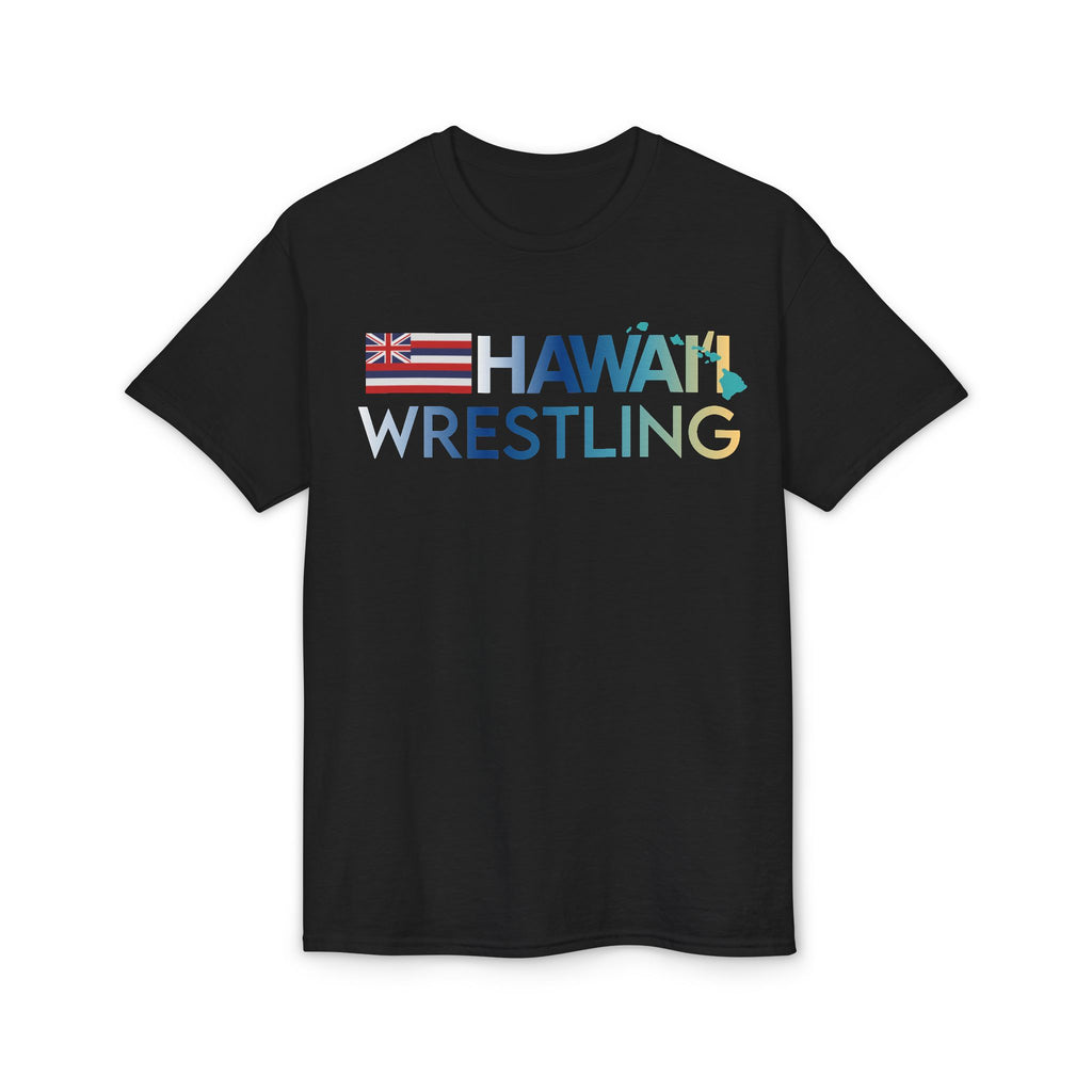 Islands T 50/50 (Black) - Hawaiʻi Wrestling Gear - Athletic Shirt