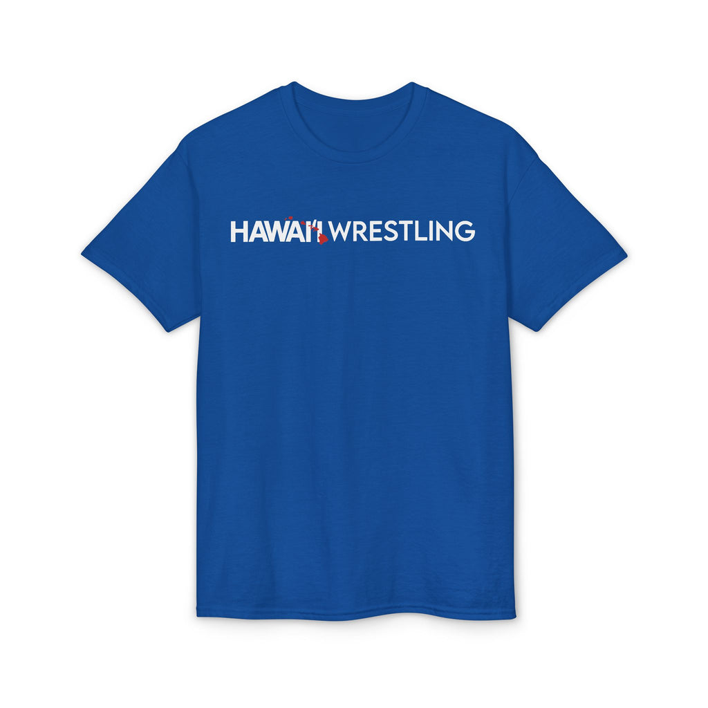 Hawaii Wrestling T-Shirt(Royal) – 50/50 Blend